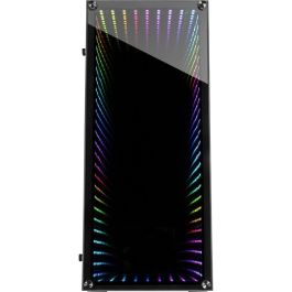 Inter-Tech X-908 Infini2 Torre PC Negro ATX ITX micro ATX Mini-ITX con Ventana Lateral Iluminacion RGB