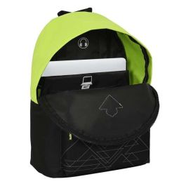 Mochila Escolar Real Betis Balompié 31 x 41 x 16 cm Negro Lima