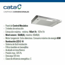 Extractor de Cocina Cata LFK6001X