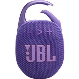 JBL Altavoz Bluetooth Clip 5 7W 15h de Batería IP67 Mosquetón Integrado Lila JBLCLIP5PUR