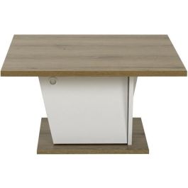 Diagone ATOS1E76056 Mesa de centro ATOS Bar Cuadrada Roble Helvezia/Blanco 69x69x38 cm Diagone ATOS1E76056 Mesa de centro ATOS Bar Cuadrada Roble Helvezia/Blanco 69x69x38 cm