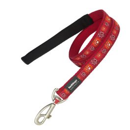Red Dingo Petral RD Style Paw Impression Rojo 25mm Cuello: 46-76 cm