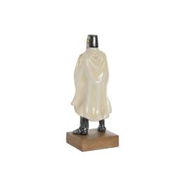 Figura Tradicional DKD Home Decor Blanco Plateado 8 x 25 x 10 cm (2 Unidades)