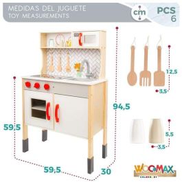 Cocina de Juguete Woomax 59,5 x 94,5 x 30 cm