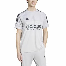 Camiseta de Manga Corta Hombre Adidas Tiro Gris