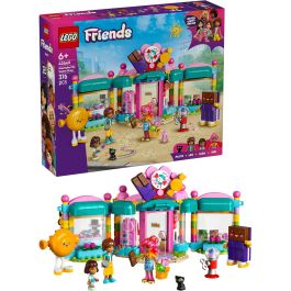 LEGO 42649 Tienda de Golosinas Heartlake City Friends, Set de Construcción con Minipersonajes y Gato para Niñas +6 Años