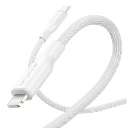 PanzerGlass empower Racing Cable de carga 60W USB-C a Lightning, USB 2.0, 1.2m, Color Blanco Plateado