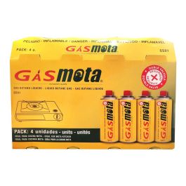 Mota Herramientas Cartucho de Gas Butano 227 g para Cocina y Soplete con Doble Válvula de Seguridad