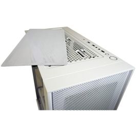 LC-Power 802W RGB Midi Tower PC Gaming Blanco, compatible ATX/Micro ATX/Mini-ITX, con RGB y Panel Vidrio Templado