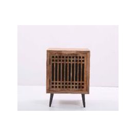 DKD Home Decor Mesita de Noche Oriental Japon India 40 x 65 x 50 cm Mango Cristal Listones Precio: 208.68999954. SKU: B12HRSYEDL