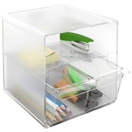Archivo 2000 Organizador Archicubo 2 Cajón + 1 Compartimento 190x150x150 mm Cristal Transparente Precio: 12.50000059. SKU: S8401268