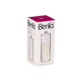 Berilo Organizador Alto Discos Algodon Transparente Plastico PS 7 cm x 20 cm x 7 cm