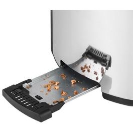 Unold 38326 Tostador Retro 2 rebanadas Acero Inoxidable con funciones Descongelar y Recalentar 750W