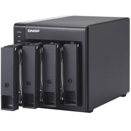 QNAP TR-004 Servidor de Almacenamiento (NAS) con 4 Bahías - Gabinete de Expansión USB 3.0 RAID