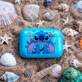 Disney Auriculares Inalámbricos Stitch Bluetooth 5.3 con Cancelación de Ruido y Emparejamiento Fácil, Caja de Carga 400mAh