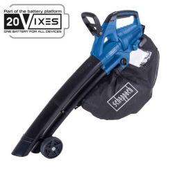 Soplador-aspirador de hojas inalámbrico SCHEPPACH BC-BLV720-X 20V IXES - Caudal 210km/h - 45L - sin batería ni cargador Precio: 112.50000047. SKU: B15FW2BKX9