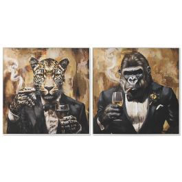 Lienzo Home ESPRIT Marrón Negro Dorado 103,5 x 3,5 x 103,5 cm (2 Unidades) Lienzo Home ESPRIT Marrón Negro Dorado 103,5 x 3,5 x 103,5 cm (2 Unidades) Precio: 172.49999943. SKU: B19GNF264E