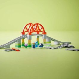 Lego DUPLO 10426 Set de Expansión My Town: Vías de Tren y Puente para Aprendizaje Temprano
