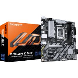 GIGABYTE B860M D3HP Placa Base Intel B860 LGA 1851 micro ATX DDR5 para Intel Core Ultra con 2x M.2 y LAN GbE Precio: 143.49999961. SKU: B14DMDHB88