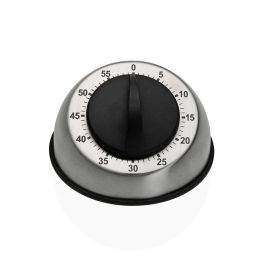 Temporizador de Cocina Versa 9,6 x 6,8 x 9,6 cm Negro Temporizador de Cocina Versa 9,6 x 6,8 x 9,6 cm Negro