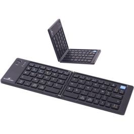 Bluestork KB-MINI-FOLD/FR Teclado Inalambrico Plegable AZERTY Negro para Ordenador Tableta Smartphone TV con Teclas de Tijera
