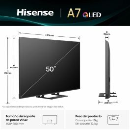 Smart TV Hisense 50A7Q 4K Ultra HD 50" LED HDR D-LED QLED