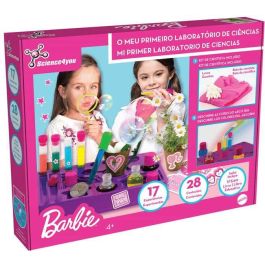 Juego mi primer kit de ciencias barbie con 17 experimentos, 28 contenidos y libro educativo 38x30x6 cm