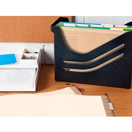 Carpeta Colgante Liderpapel Folio Prolongado Kraft 10 unidades