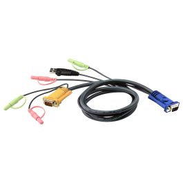 Aten 2L-5302U Cable KVM USB con Audio y SPHD 3 en 1 de 1.8 Metros Precio: 25.4999998. SKU: B1JC4L6YGV