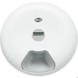 Trixie TRI4047974243428 Dispensador automático de alimentos TX5+1 para 6 porciones de 0,18L, Ø32x8cm, Blanco