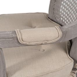 Sillón Gris-Beige Dm-Madera Salón 58 X 52 X 98,50 cm