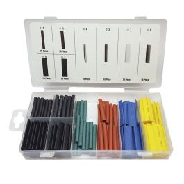 Benson Set de 120 fundas termo retráctil, varios colores y tamaños 4,5,7,8mm