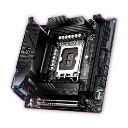 ASRock B760I Lightning WiFi Placa Base Intel LGA 1700 Mini ITX DDR5 Retail con WiFi 6E y Ethernet 2.5GbE