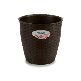 Maceta Stefanplast Plástico Chocolate 19 x 17,5 x 19 cm (12 Unidades)