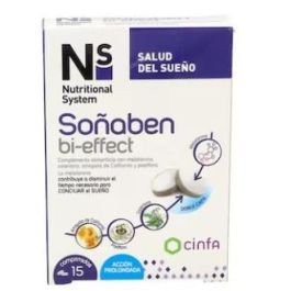 Ns Soñaben Bi-Effect Melatonina 1,85Mg 15 Comp Precio: 11.4999995. SKU: B1F7856D6C