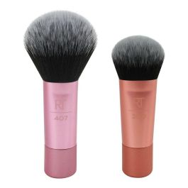 Real Techniques MINI BRUSH DUO Set 2 Piezas Brochas de Maquillaje Mini Sintéticas para Base, Colorete y Polvo - Ideal Viaje Precio: 12.79000008. SKU: S0598648
