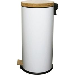 KITCHEN MOVE Papelera de cocina con pedal Forest 30L Blanco mate de acero inoxidable con cubo, fácil de limpiar y a prueba de huellas dactilares Precio: 84.50000031. SKU: B175MF3R5Y