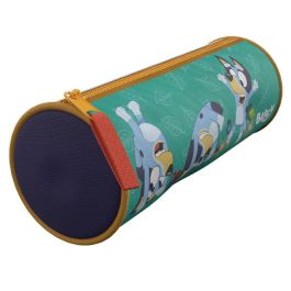 CYP BRANDS Portatodo Leaves Bluey azul con estampado de hojas, 22x7,5x7,5cm