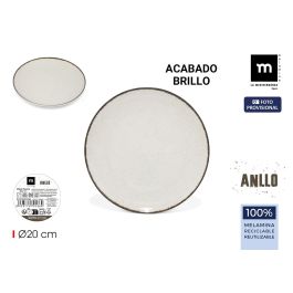 La Mediterrane Plato de Postre Melamina Brillo Anllo 20 cm (24 Unidades)
