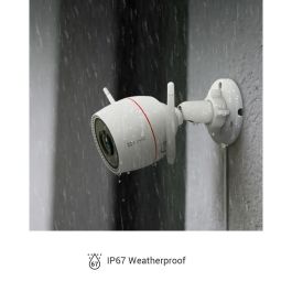 EZVIZ H3c Cámara de Seguridad IP Bullet Exterior 1080p Full HD Inalámbrica/Alámbrica para Pared
