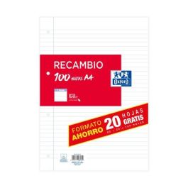 Oxford Recambio Paquete A4 80H + 20H Gratis 1 Línea Con Margen Precio: 3.50000002. SKU: B15GKGYHTB
