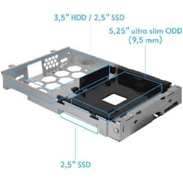 Chieftec BE-10W-300 Caja Mini ITX Micro ATX Blanco con Fuente de Alimentación 300W 80 PLUS Bronze SFF para Hogar / Oficina