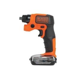 Black + Decker BDCSFS30C-QW Destornillador Inalámbrico 3.6 V, Color Negro, Incluye 31 Accesorios