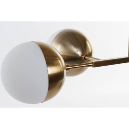Lampara Techo Glam DKD Home Decor Dorado Blanco 52 x 168 x 74 cm Lampara Techo Glam DKD Home Decor Dorado Blanco 52 x 168 x 74 cm