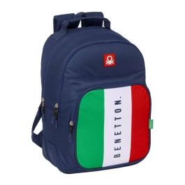 Mochila Escolar Benetton Flag Azul marino 32 x 42 x 15 cm Precio: 20.50000029. SKU: B176AXQJGM