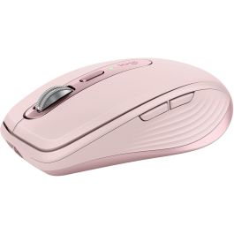 Logitech LOG1687828952016 Ratón Inalámbrico MX Anywhere 3S Bluetooth Clics Silenciosos 6 Botones Rosa