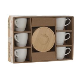 Cafe Basicos DKD Home Decor Blanco 5.7 x 5.8 x 7.8 cm Set de 6