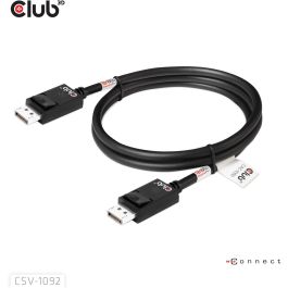 Club3D DP-Kabel 2.1 DP80 Cable DisplayPort 2.1 certificado VESA, 1.6m, 10K/8K/4K, 240Hz, Macho/Macho