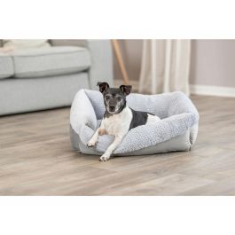 Cama para Perro Trixie Livia Soft Gris 100 x 70 cm