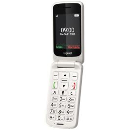 Gigaset GL595 Dual SIM, Teléfono Móvil Concha para Mayores, 2.8", 0.3 MP, IP44, Blanco